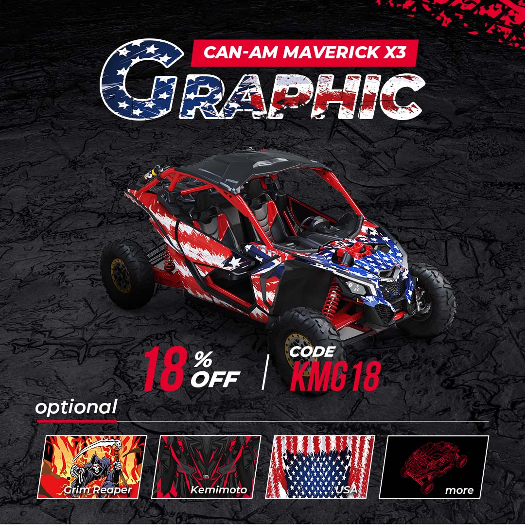 Kemimoto can-am maverick x3 graphic