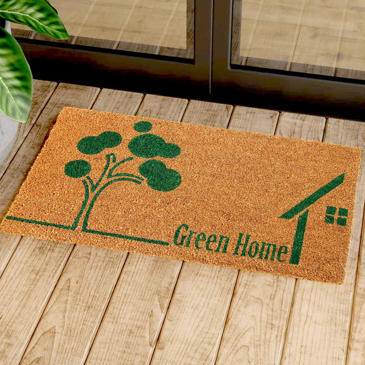 Home and Tree Design Coir Doormat — OnlyMat