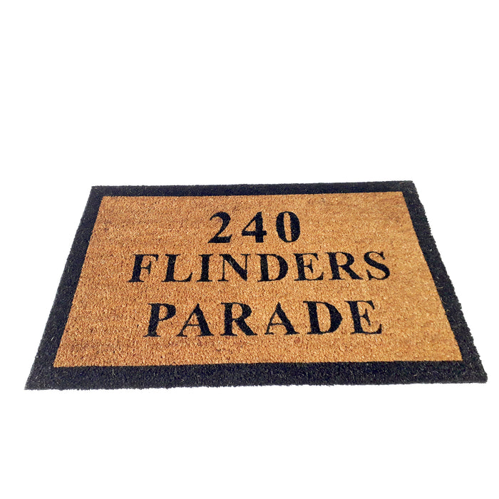 Personalized Custom Entrance Door Mat With Address Custom Floor