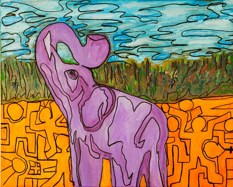 Purple Elephant - Jose Rojas