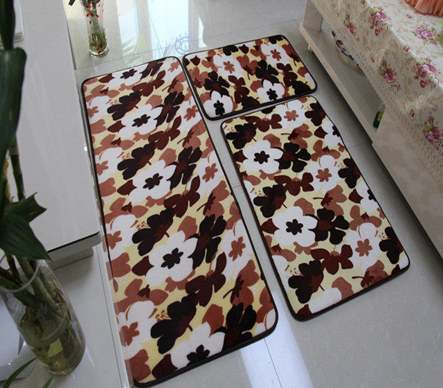 Trendy Designer Bath Rugs | Mats - 3 pc set