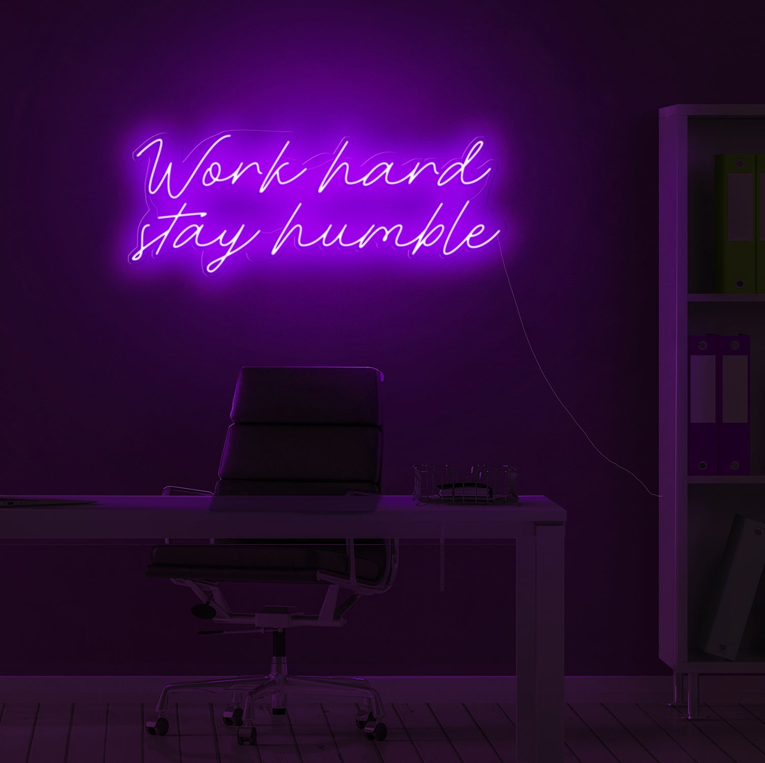 Work Hard Stay Humble Neon Sign