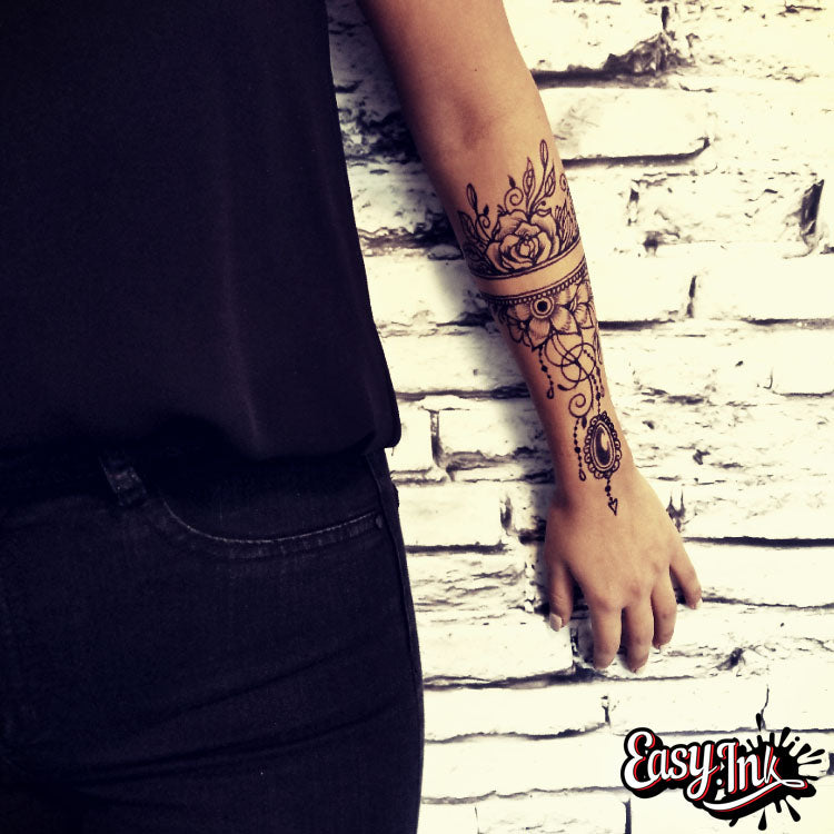 Easy.ink - Premium Freehand Tattoo Ink / Temporary permanent tattoo using 100% natural ink (Jagua)