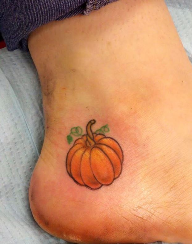 Pumpkin Patch Rib Piece by Jime Litwalk TattooNOW