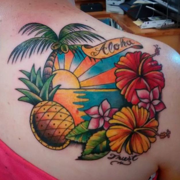 tropical tattoos