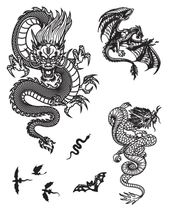 3 Little Dragons Tattoo - ™