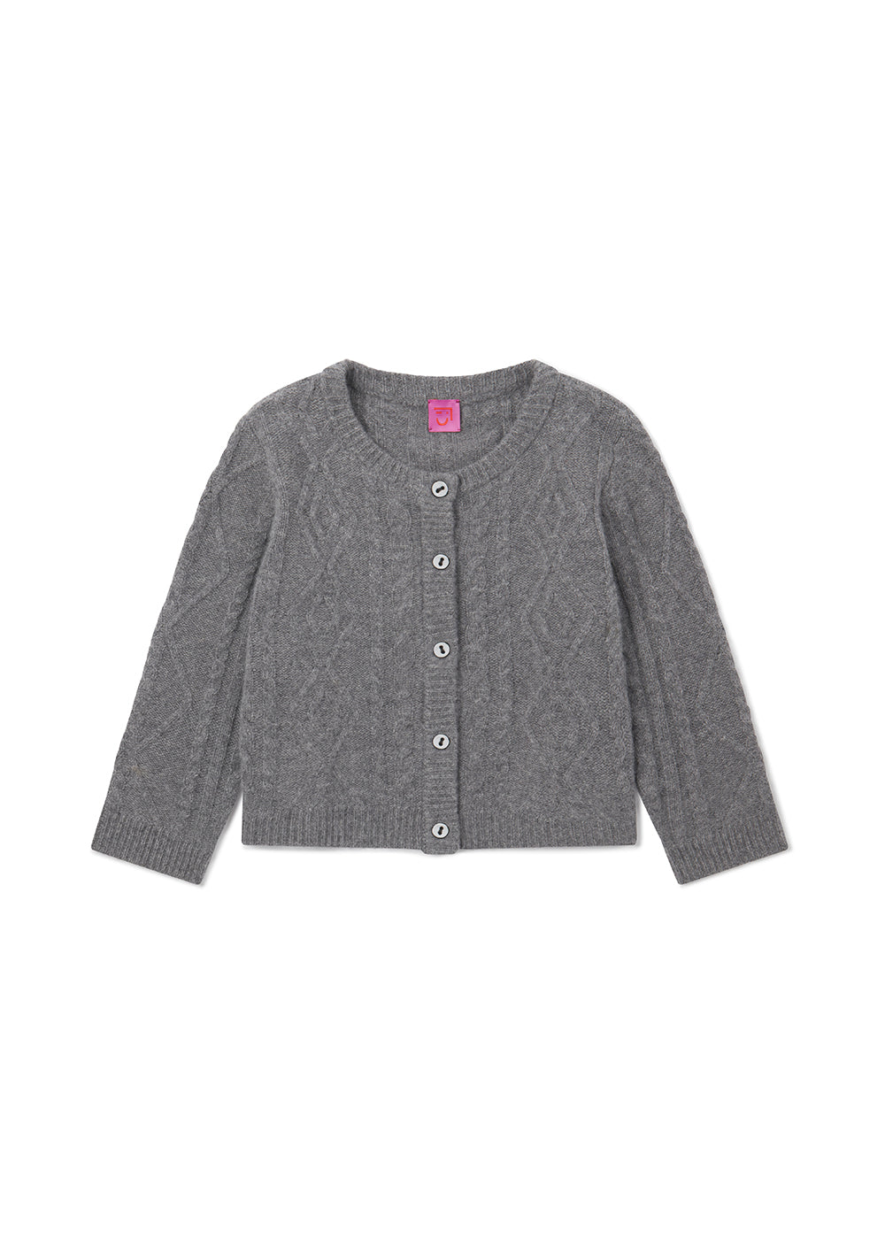 Alaska Mini Cardigan - 1Y-2Y / Ash Grey