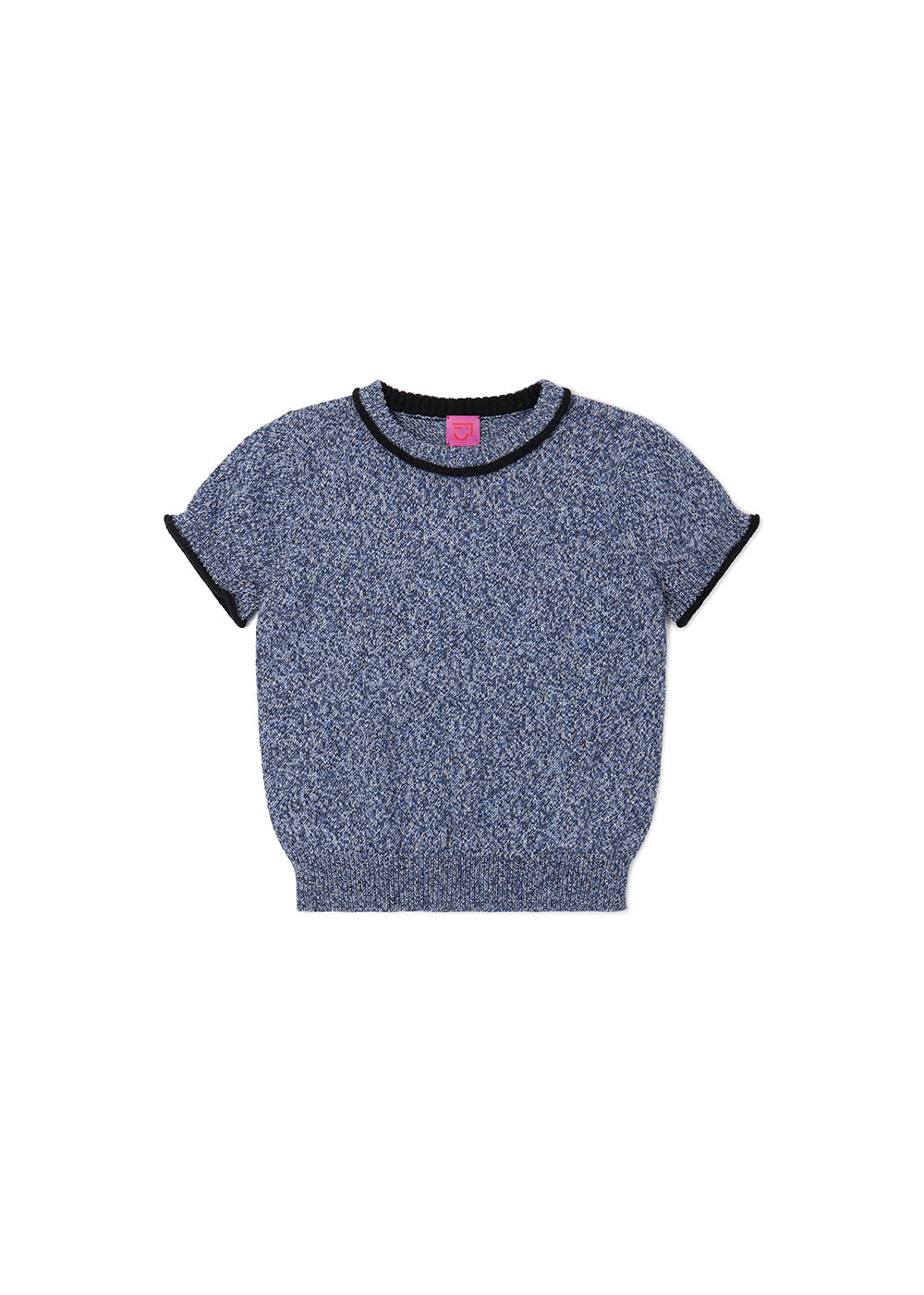 Brighton Cashmere Tee - 2Y-3Y / Navy and Mixed blue