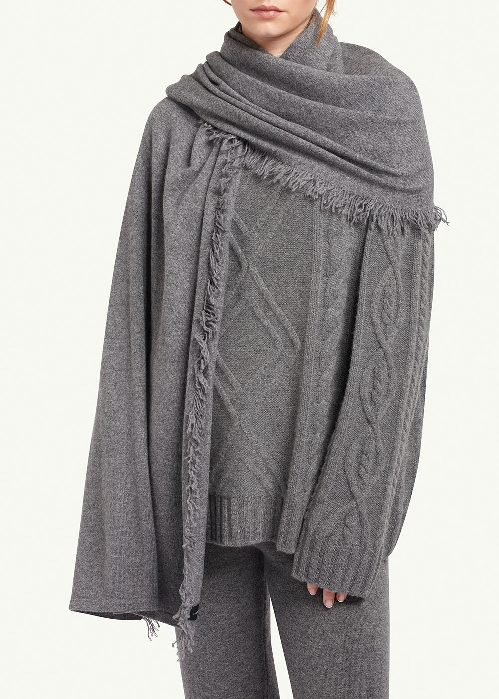 Drew Scarf - One Size / Grey