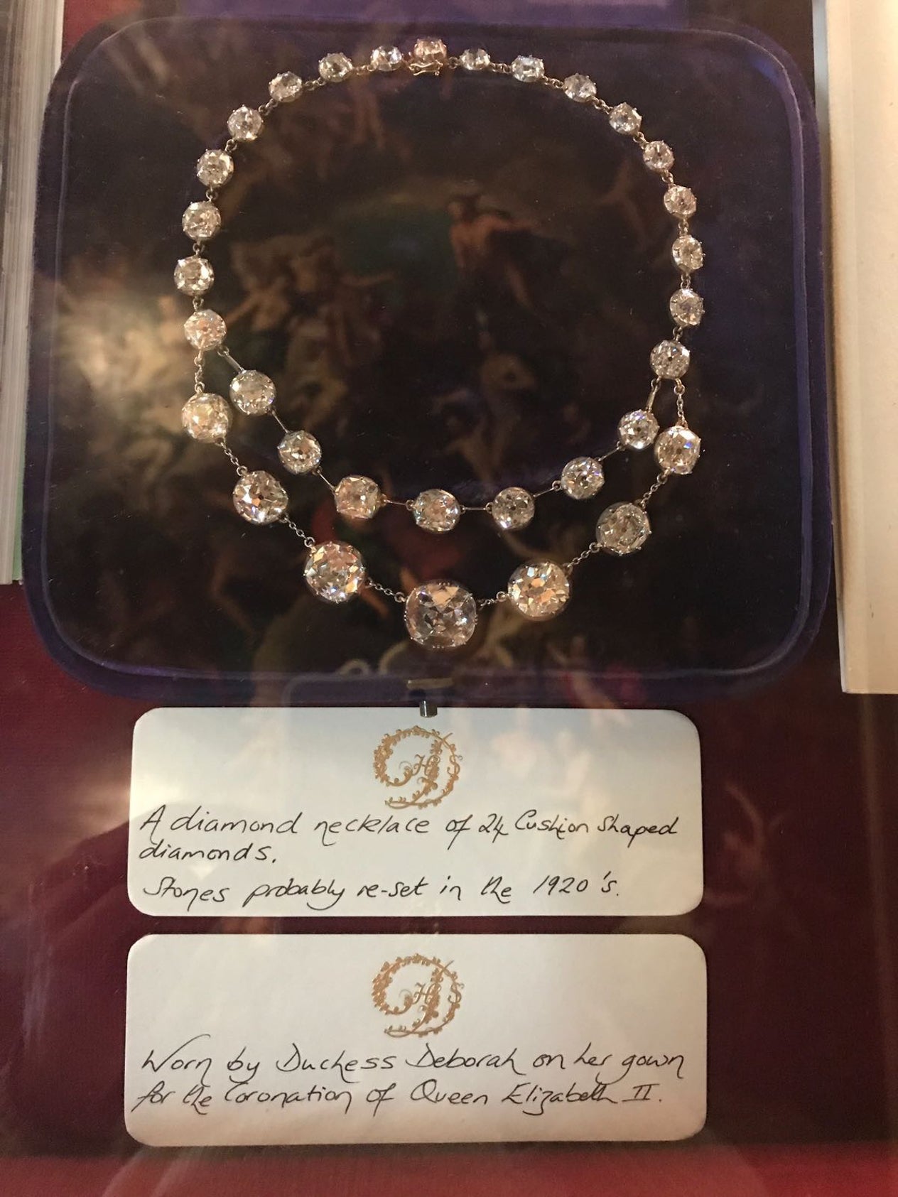 History of Famous Jewels and Collections: Re: Devonshire Diamond Rivière