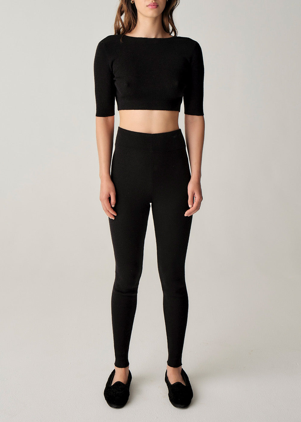 Cruz Cashmere Leggings - Small / Black