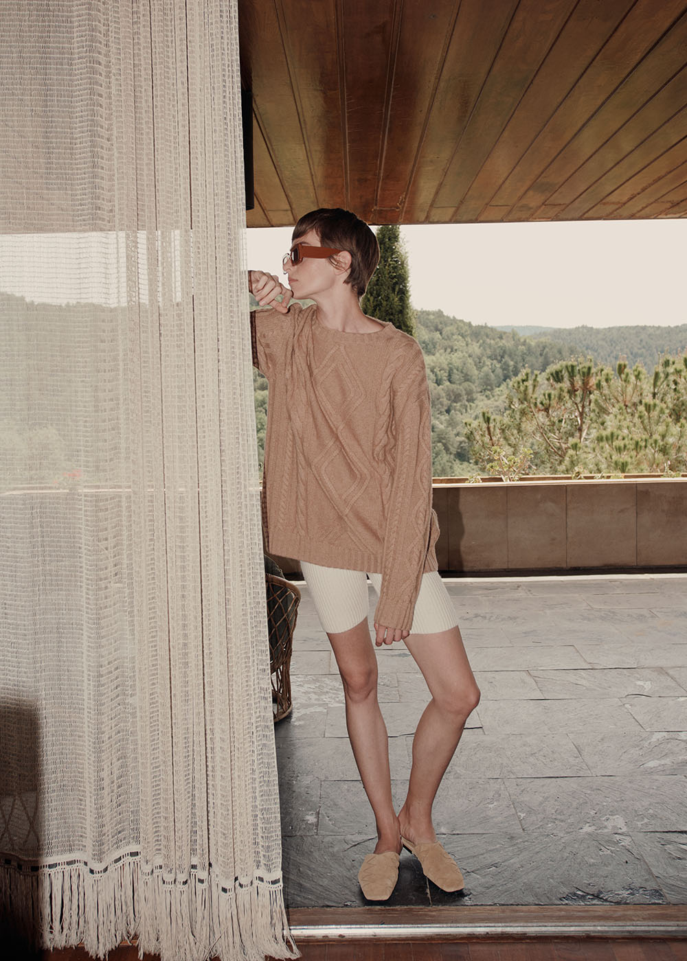 Alaska Oversized Jumper - One Size / Camel