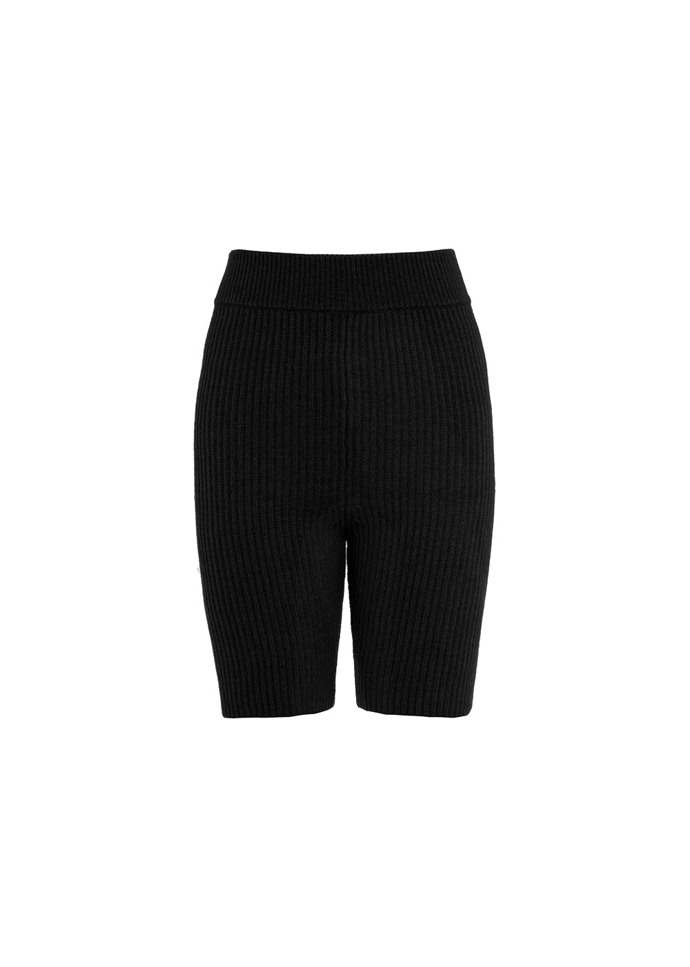 Mira Knitted Biker Short - Small / Black