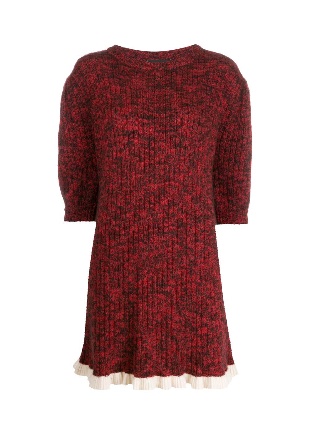 Petra Sweater Dress - Small / Mixed Red