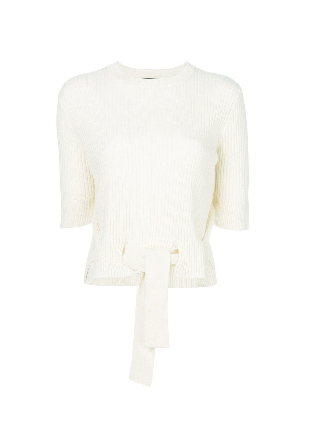 Dee Cropped Jumper - Medium / IVORY