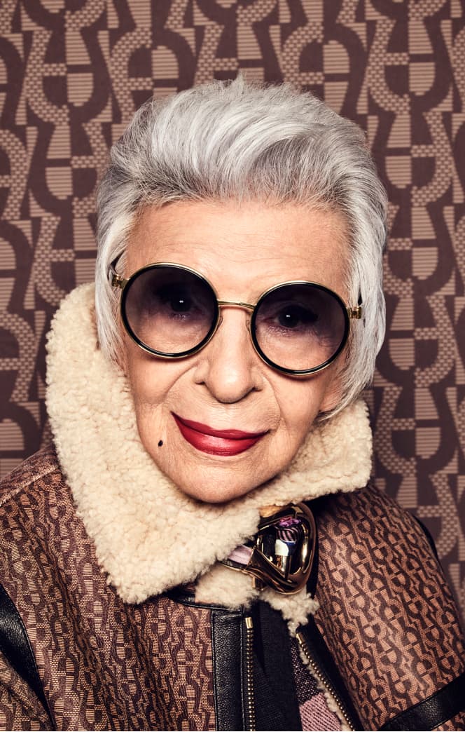 TWO ICONS TOGETHER GET A LEGEND IRIS APFEL FOR AIGNER – FALL/WINTER 20 ...