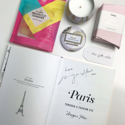 Megan Hess Signed Paris Book flat Lay