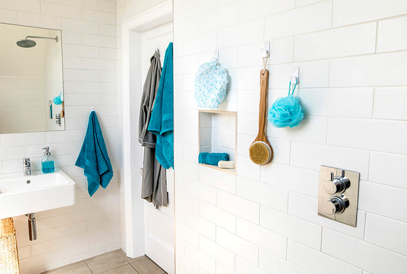 How to Mount Bathroom Hooks to Tiles Without Drilling