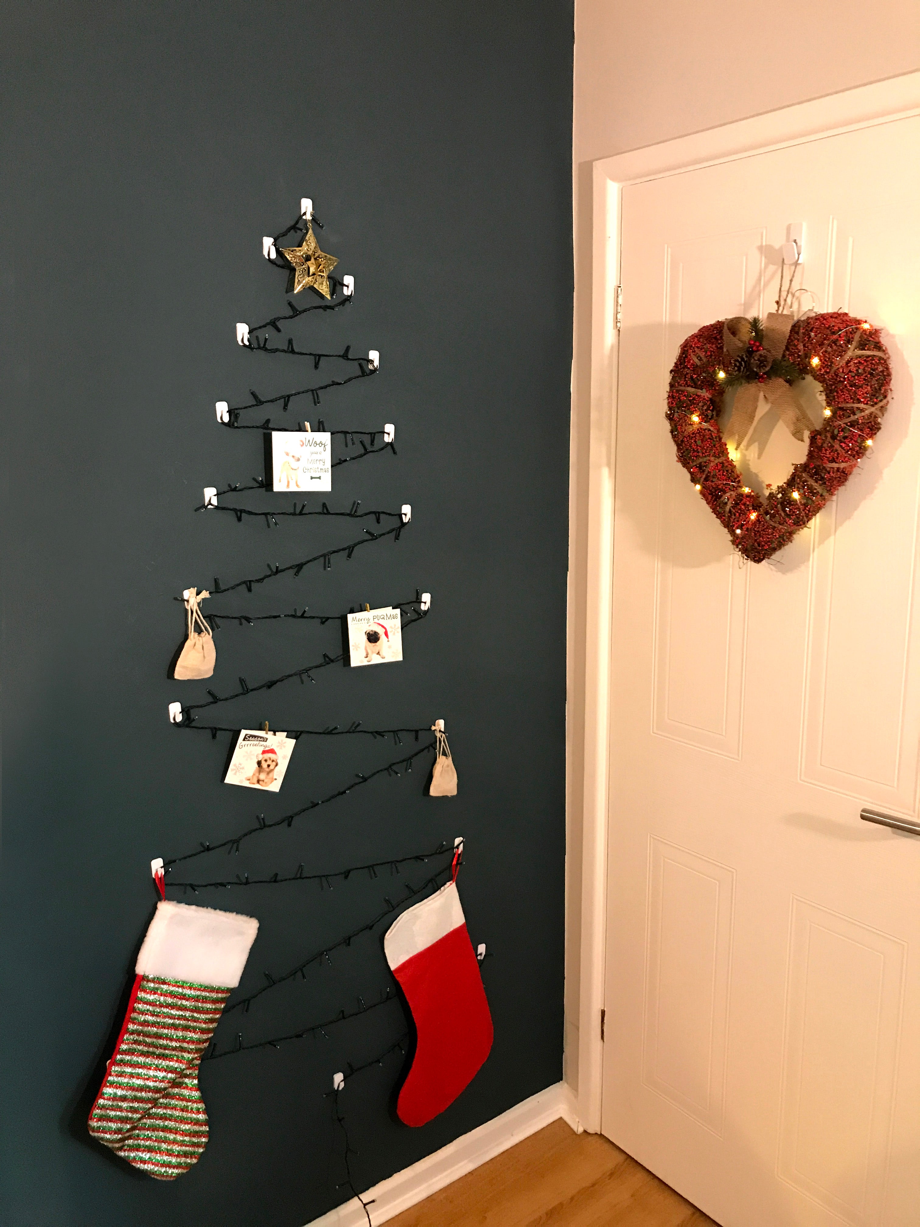 DIY Christmas Tree For Your Wall 