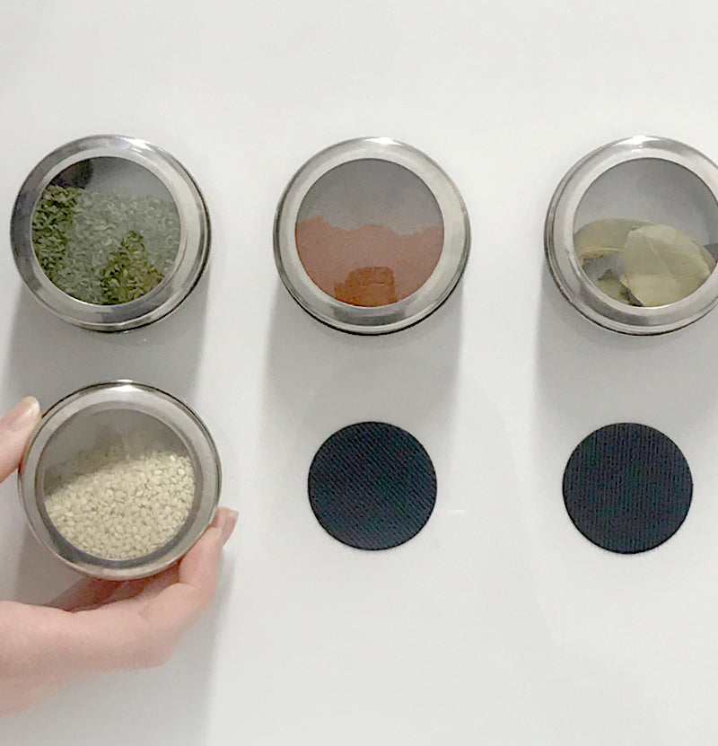 DIY Spice Rack Using VELCRO® Brand Heavy Duty Coins