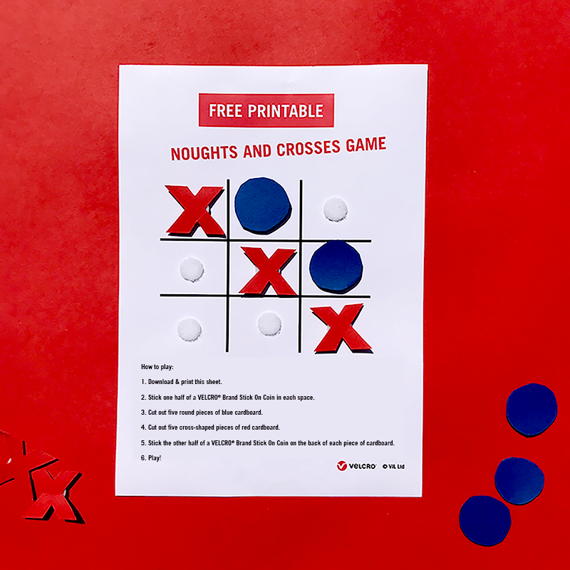 Free Printable Noughts & Crosses Game
