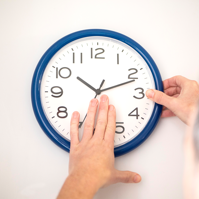 Hang a Clock Without Nails