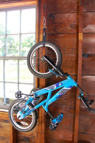 How to hang bikes in garage