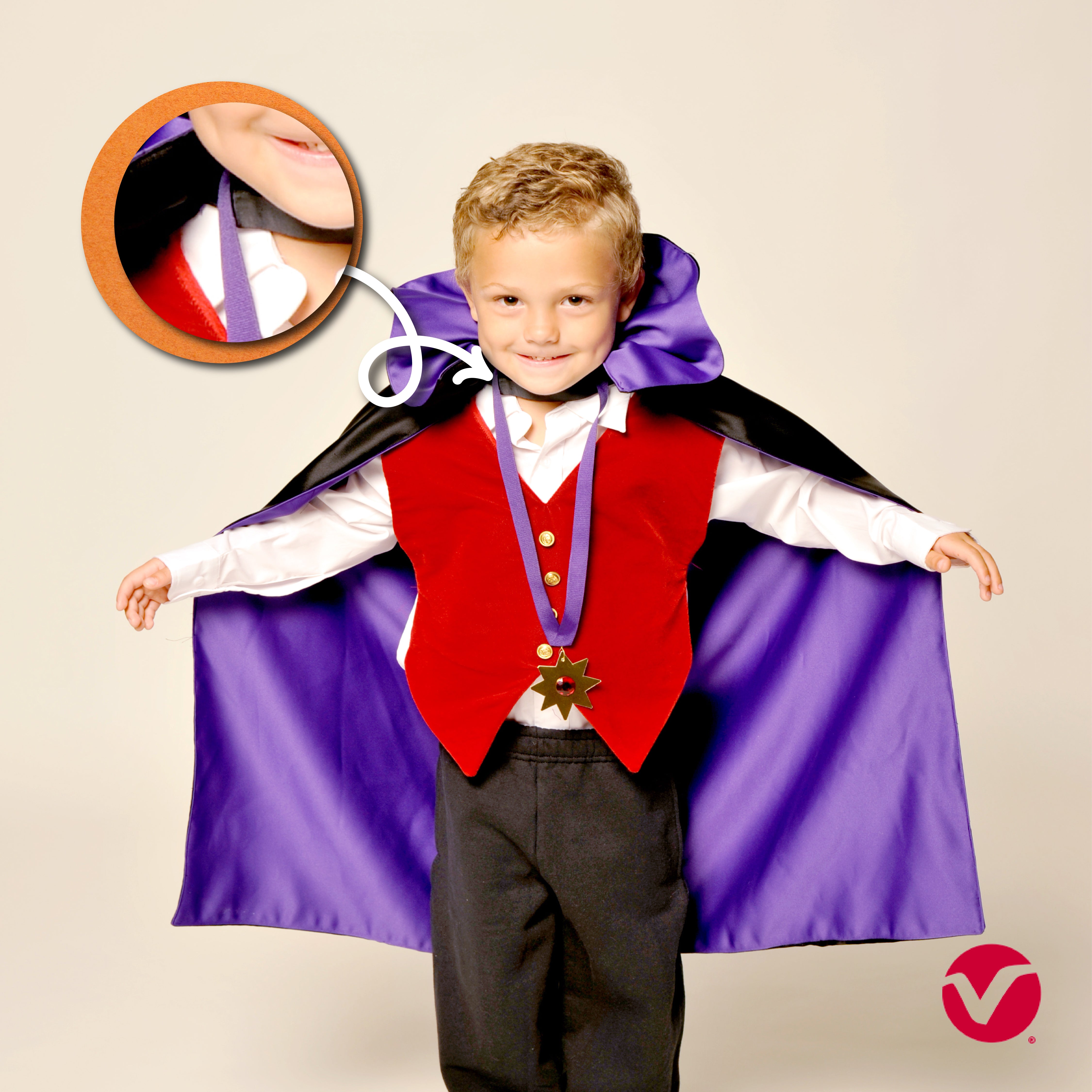 DIY Vampire Costume for Kids