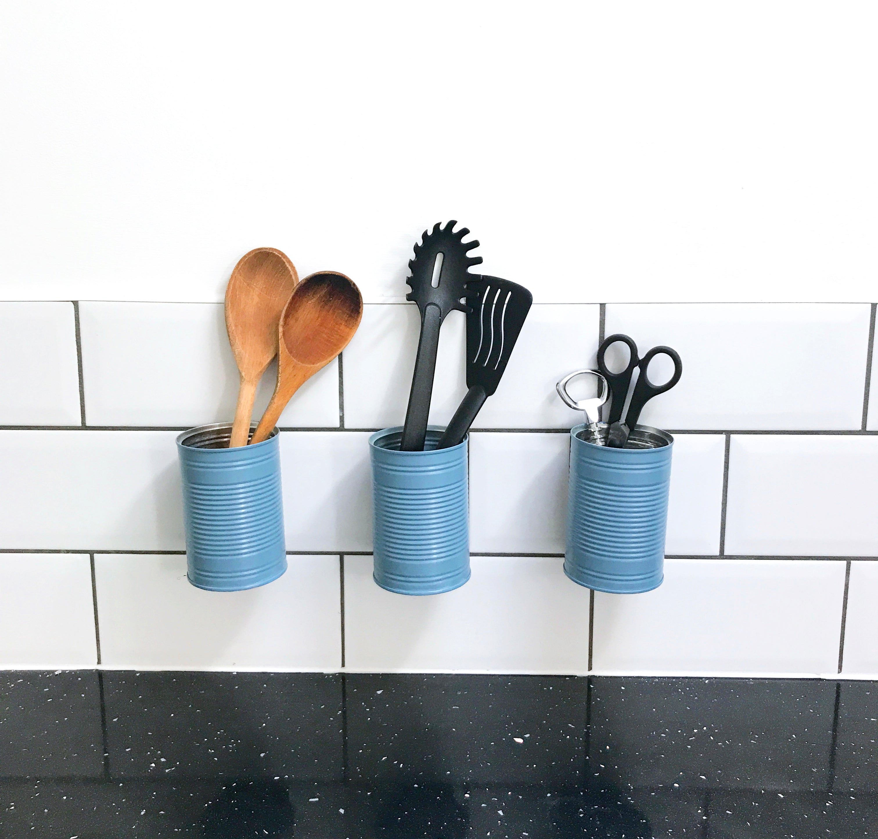 DIY Wall-Mounted Utensil Holder