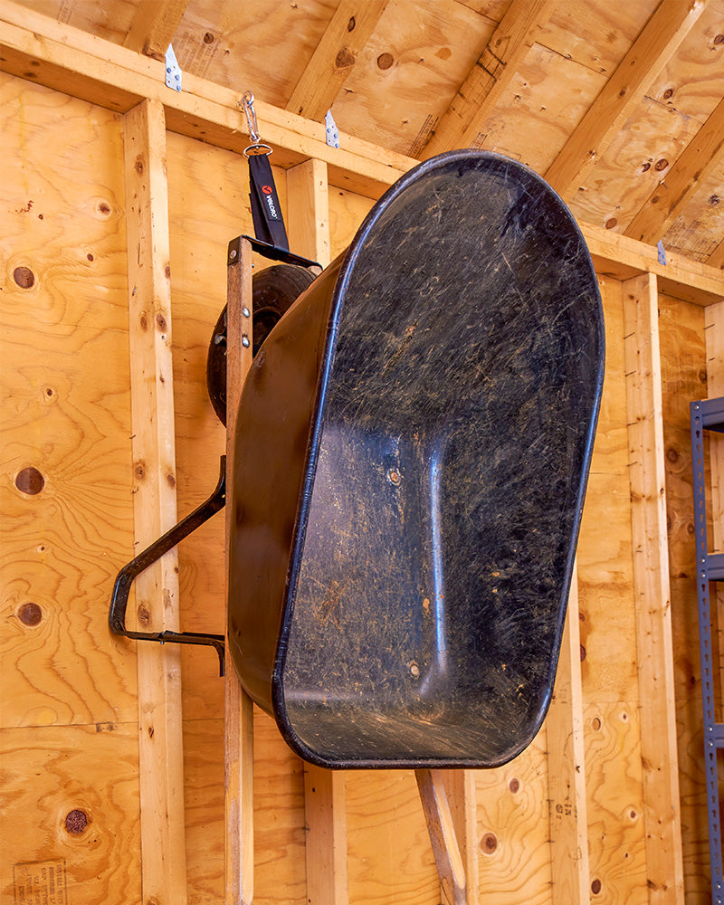 Wheelbarrow Storage - Shed Organisation