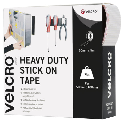 VELCRO Heavy Duty Stick on Tape (Black)