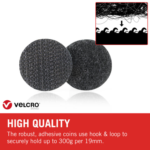 Velcro Dots Double Sided Strong Back Adhesive Hook and Loop (1 cm