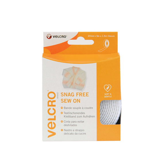 VELCRO® Brand Stick On Tape 2.5m - White