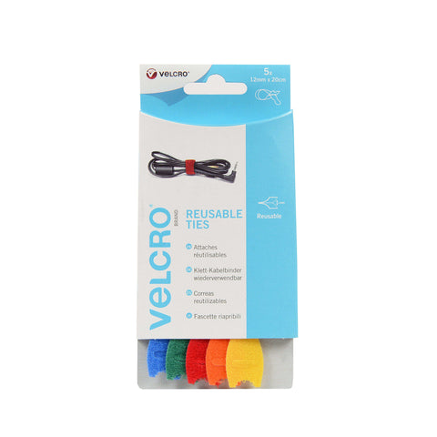 VELCRO® Brand Cable Ties 100 Pack ONE-WRAP® Reusable Cable