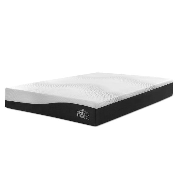 Giselle Bedding Queen Size Hybrid Mattress Cool Gel Bamboo Charcoal Memory Foam Pocket Spring Payday Deals