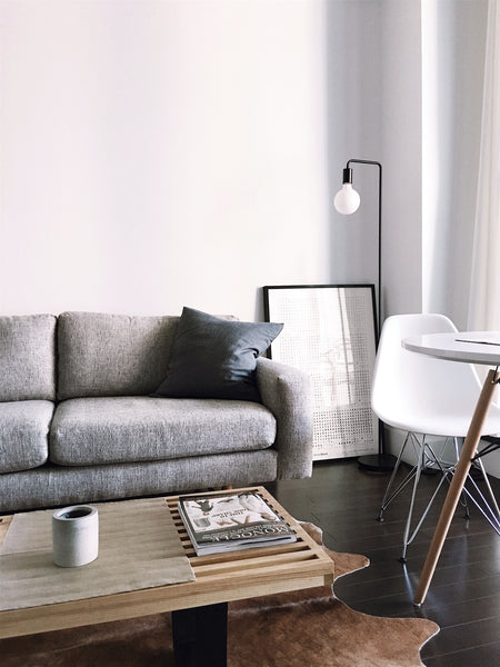 Grey Interior Wooden Coffee Table