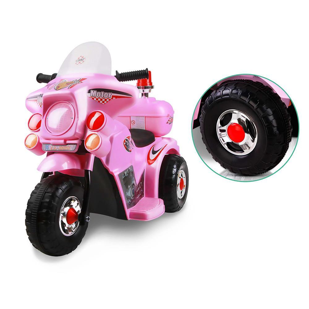 kids pink motorbike