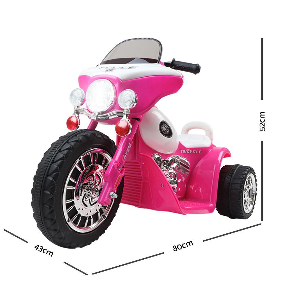 pink motorbike ride on