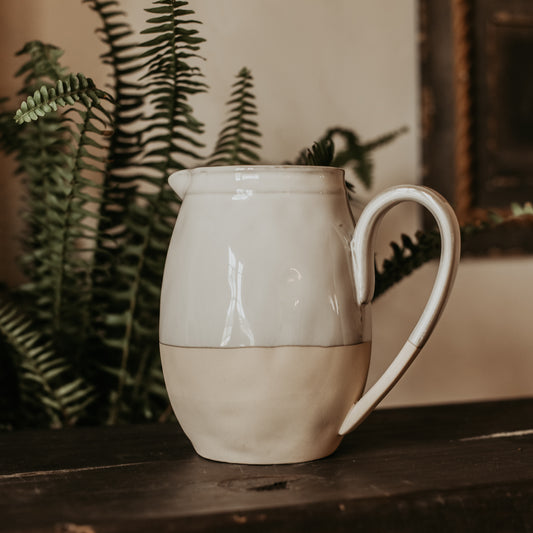 Stoneware Chicken Mini Pitcher