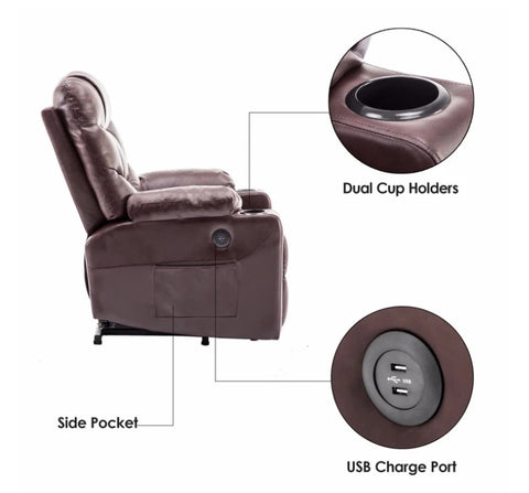 Lift chair on chair accessories