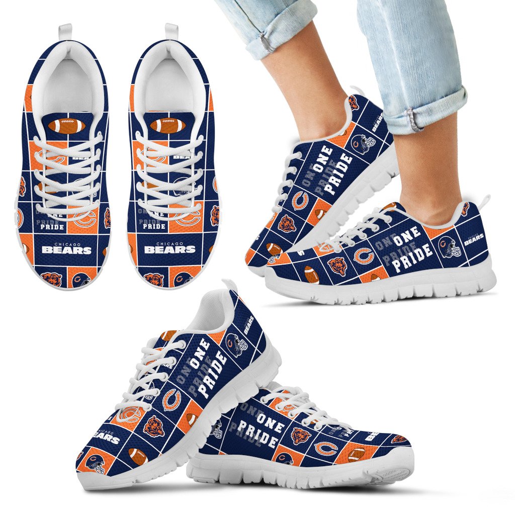 Awesome Pride Flag Chicago Bears Sneakers – Vota Color