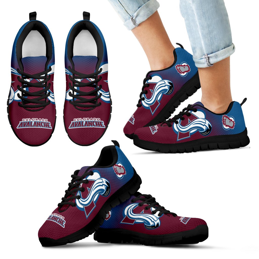 Awesome Unofficial Colorado Avalanche Sneakers – Vota Color