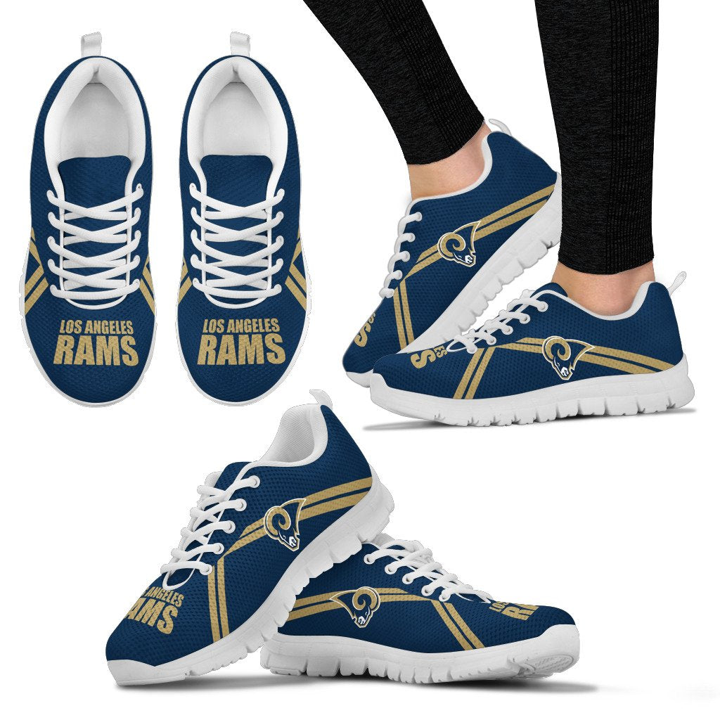 Los Angeles Rams Parallel Line Logo Sneakers – Vota Color