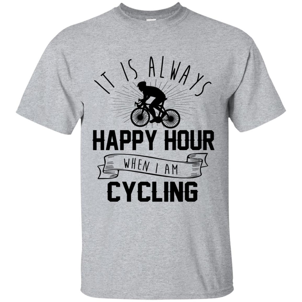 It Is Always Happy Hour Awesome Cycling Tshirt For Lover – Vota Color