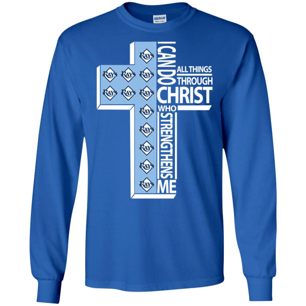 Gorgeous I Can Do All Things Through Christ Tampa Bay Rays T Shirts ...
