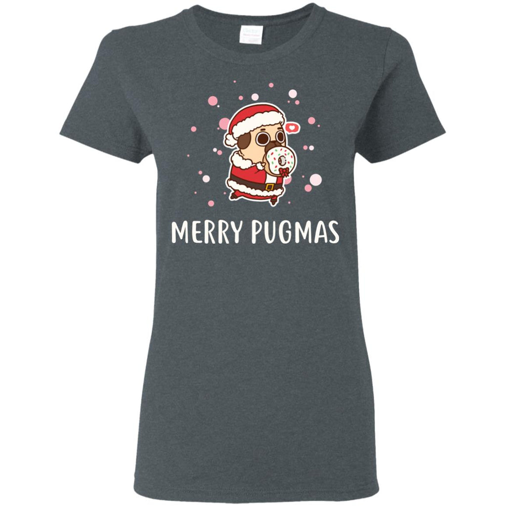 Black Merry Pugmas Tshirt