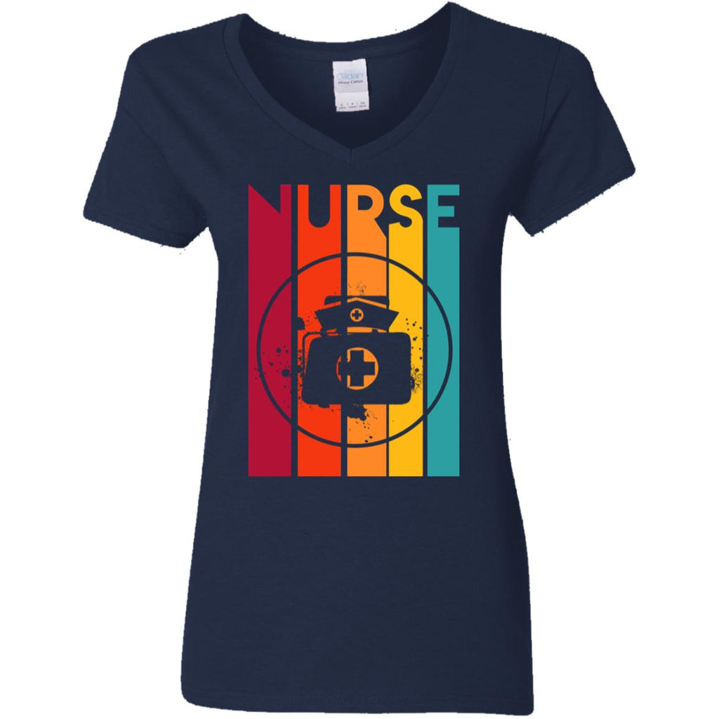 Retro Nurse Vintage T Shirt – Vota Color