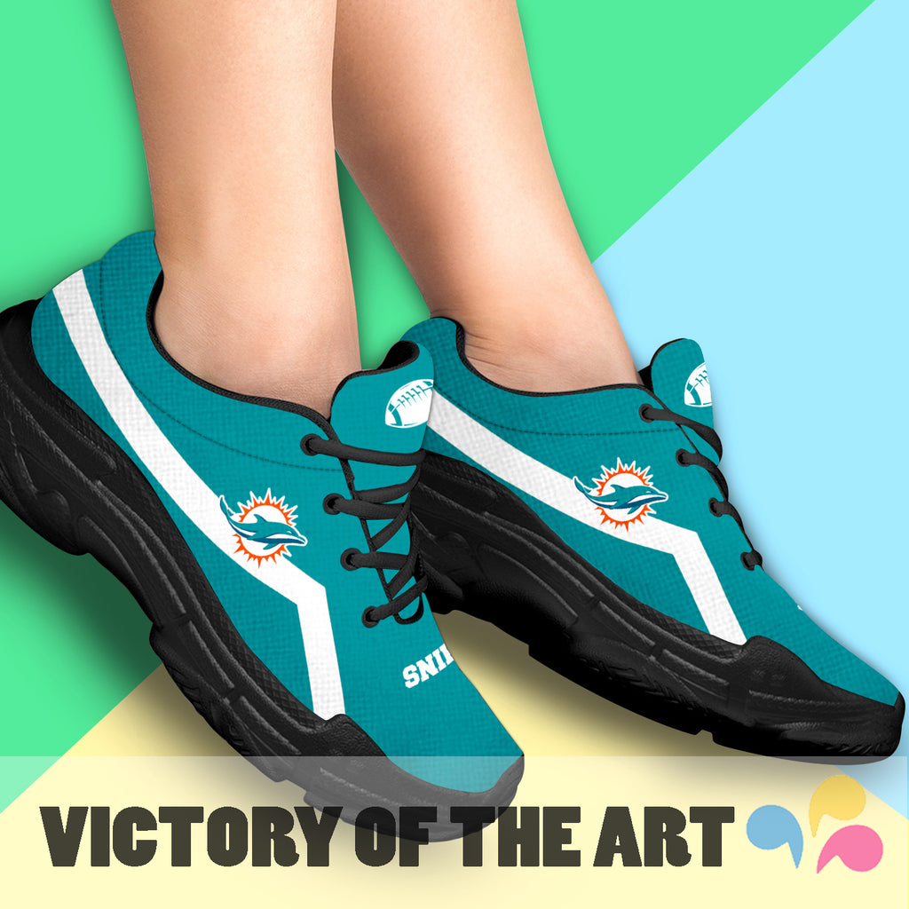 Edition Chunky Sneakers With Pro Miami Dolphins Shoes – Vota Color