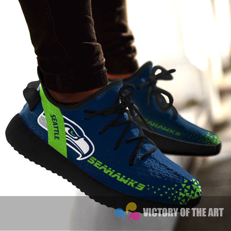 Simple Logo Seattle Seahawks Sneakers 