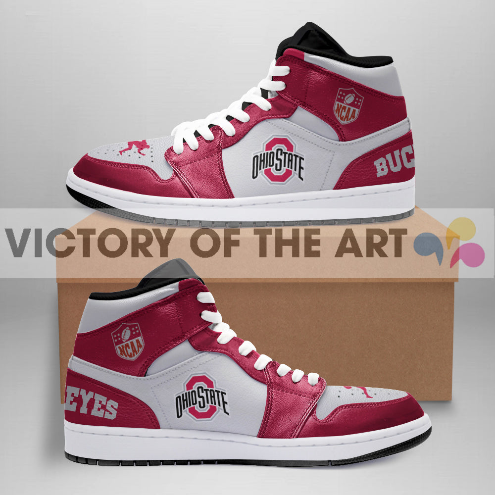 Simple Logo Ohio State Buckeyes Jordan Shoes – Vota Color